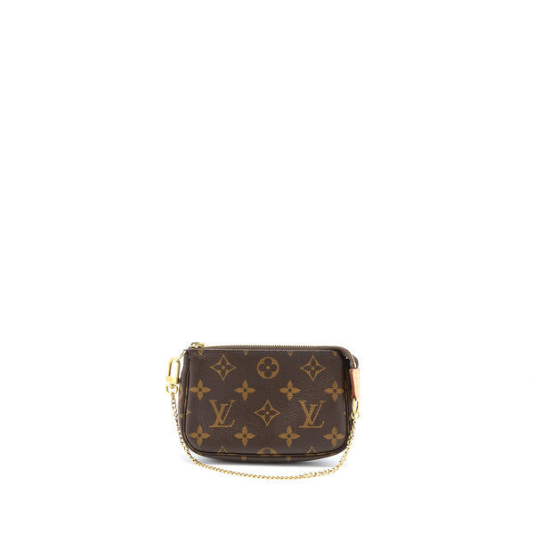 Louis Vuitton Mini Pochette Accessories Monogram Canvas GHW