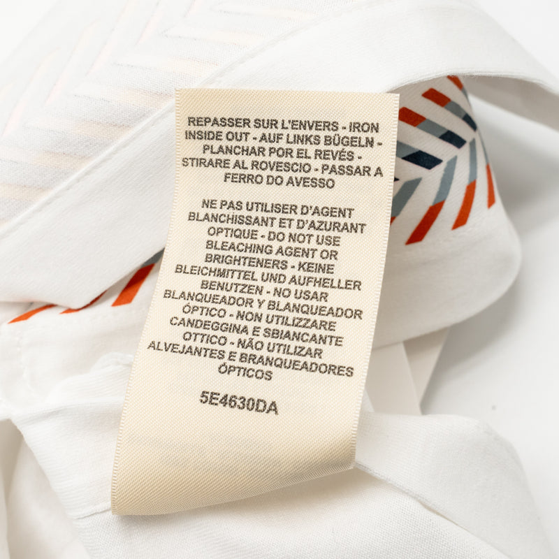 Hermes Size 36 Inspiration Kimono T-Shirt Cotton White