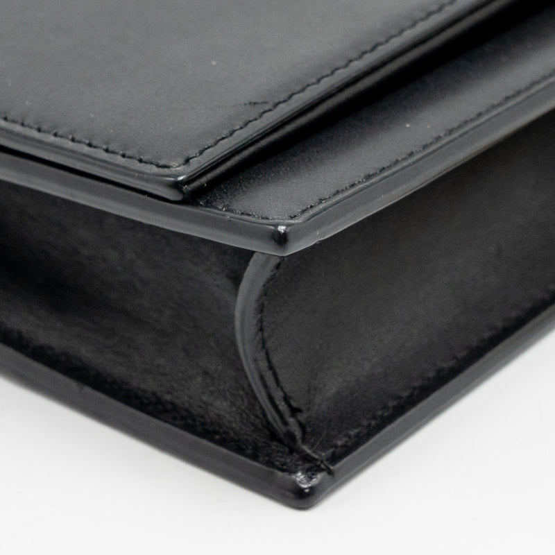 Saint Laurent/YSL Small tassel Kate bag calfskin black GHW