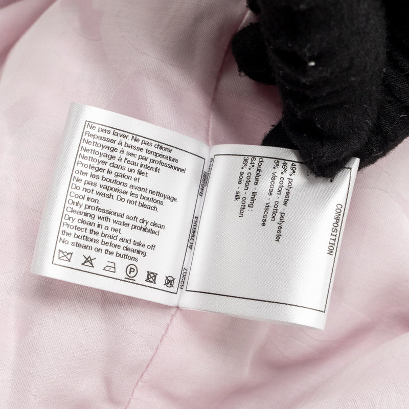 Chanel Size 34 21S Tweed Jacket Polyester/Cotton Pink / Green