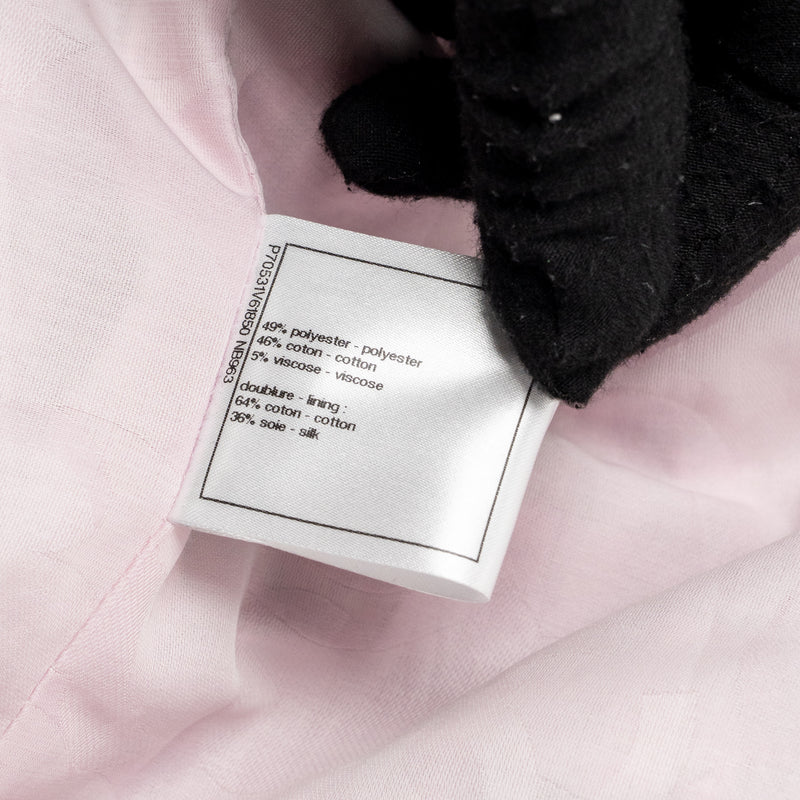 Chanel Size 34 21S Tweed Jacket Polyester/Cotton Pink / Green