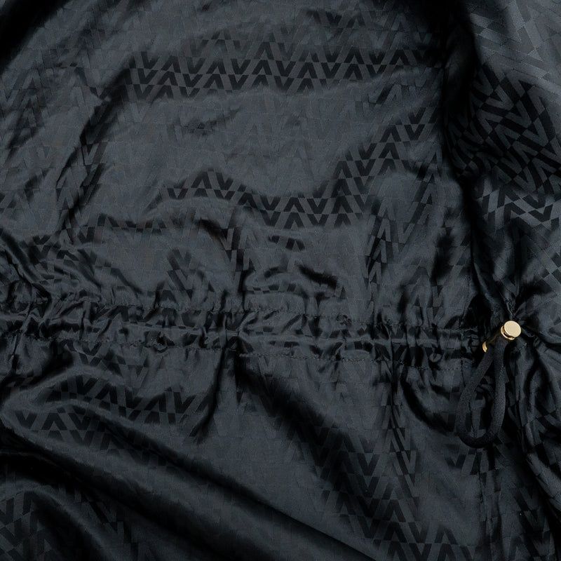 Valentino Size 40 Tweed Vest Viscose/Polyamide Black / Multicolour