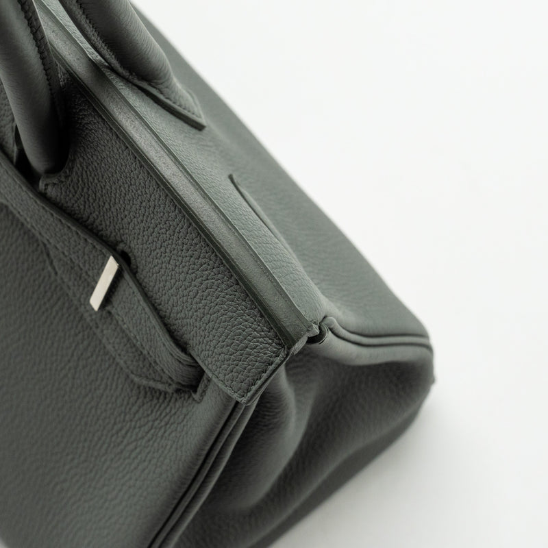 Hermes Birkin 30 Togo Vert Amande SHW stamp U