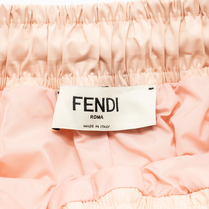 Fendi Size XS FF Logo Shorts Polyester Pink