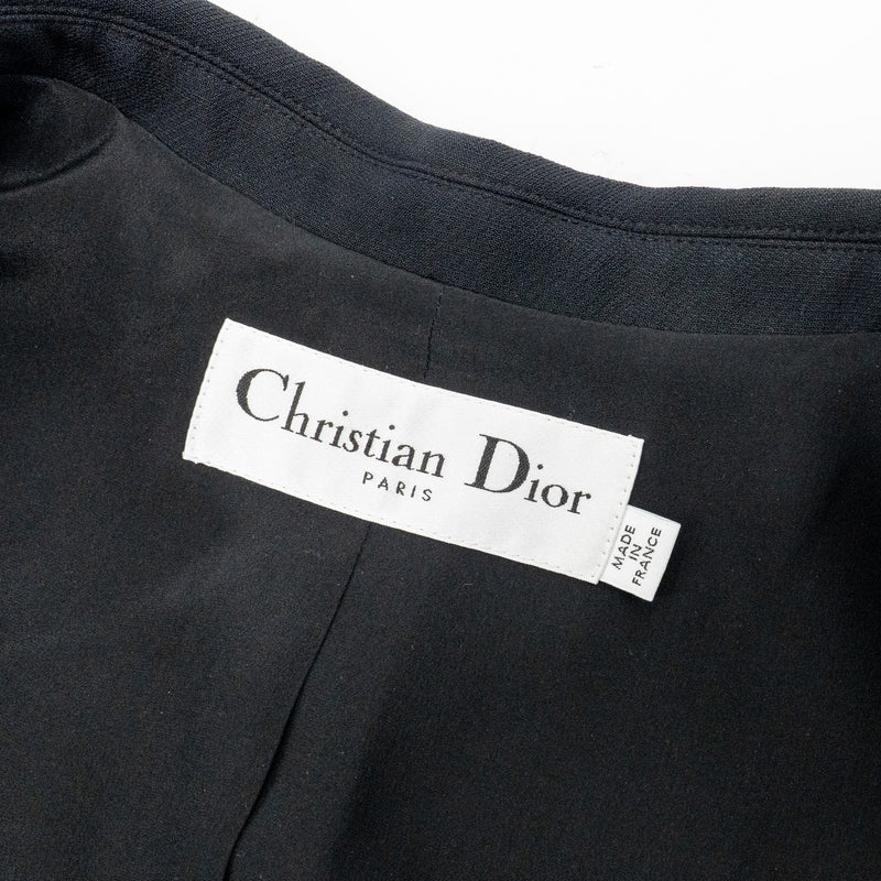 Dior Size 36 classic jacket wool/silk black
