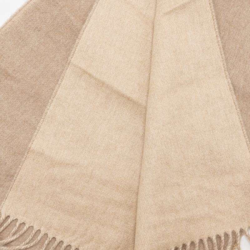 Hermes Recto-Verso PM H puzzle scarf cashmere naturel / beige chine
