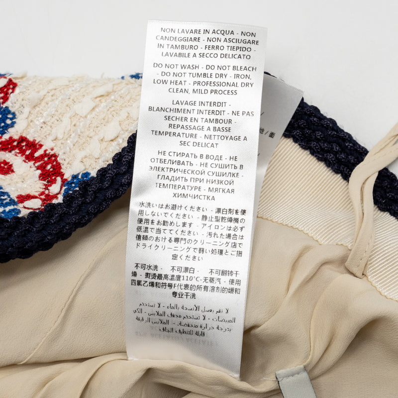 Gucci size 38 GG logo print tweed multicolour