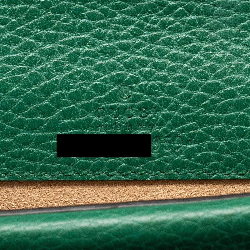 Gucci super mini Dionysus calfskin green GHW