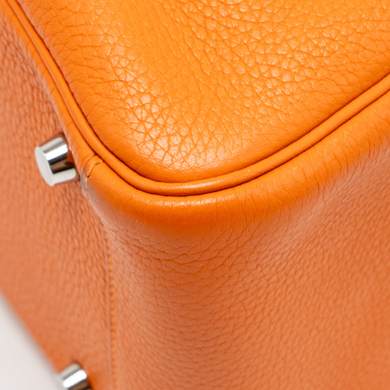 Hermes lindy 26 clemence Orange SHW stamp X