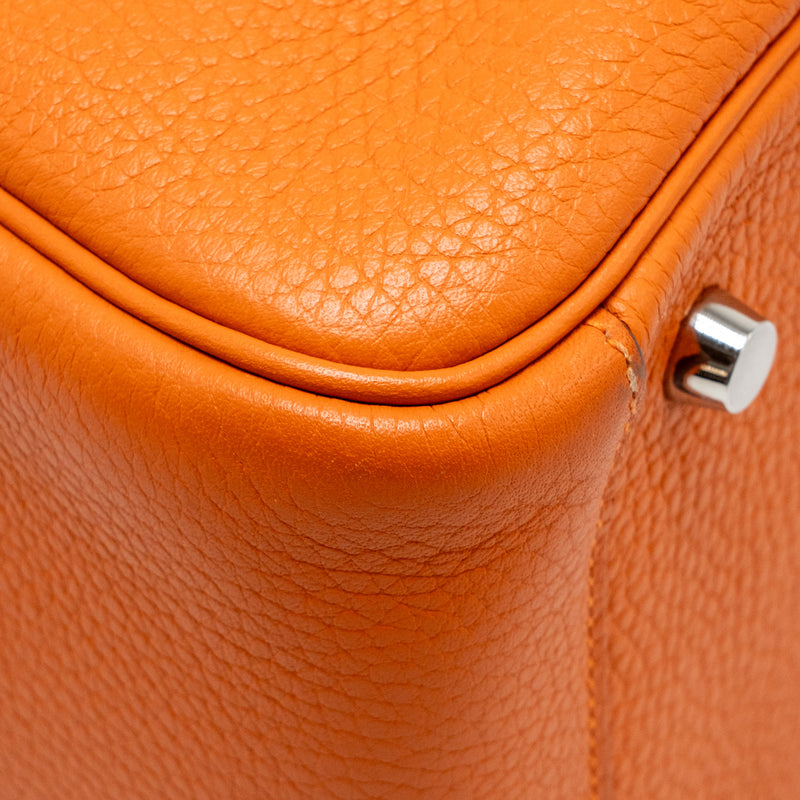 Hermes lindy 26 clemence Orange SHW stamp X