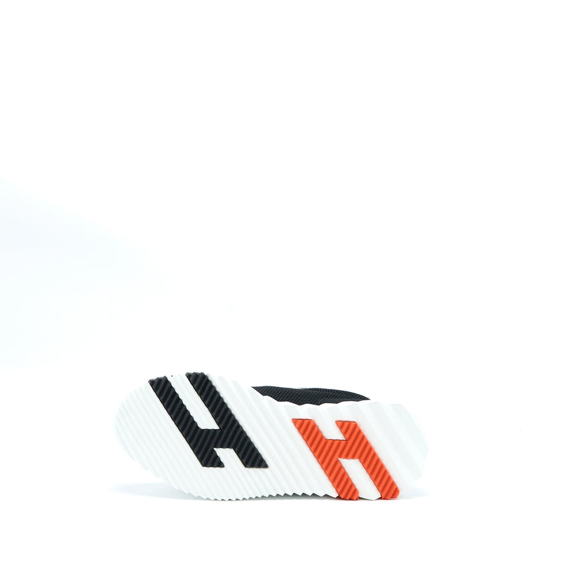 Hermes Size 37 Bouncing Sneaker Black/White/Orange