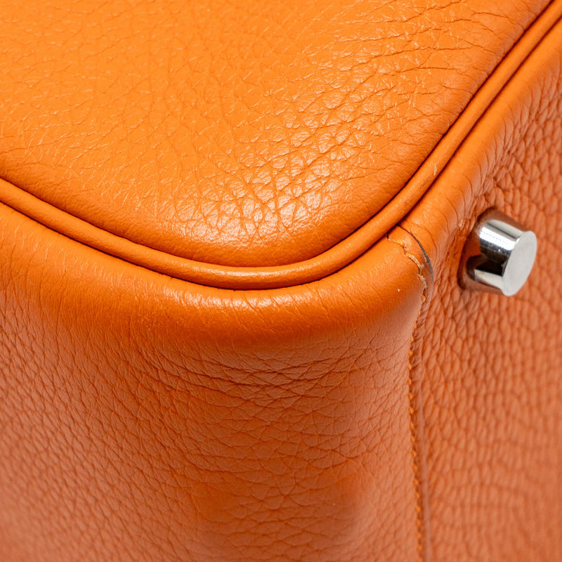 Hermes lindy 26 clemence Orange SHW stamp X