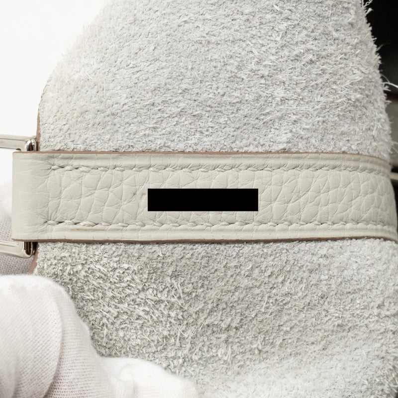 Hermes Picotin 22 Lock Bag Clemence 80 Gris Perle SHW Stamp Y