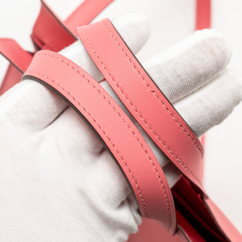 HERMES Mini Halzan 22 Swift Rose Azalee SHW Stamp A