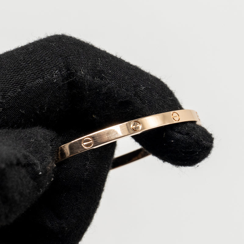 Cartier size 16 Love bracelet, small model rose gold