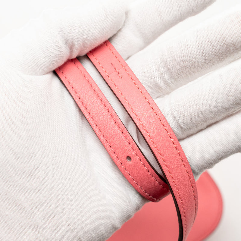 HERMES Mini Halzan 22 Swift Rose Azalee SHW Stamp A
