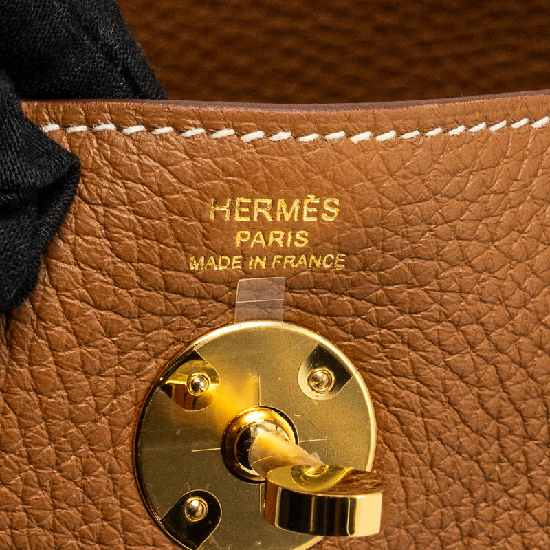 Hermes Lindy 26 Clemence Gold GHW stamp Z