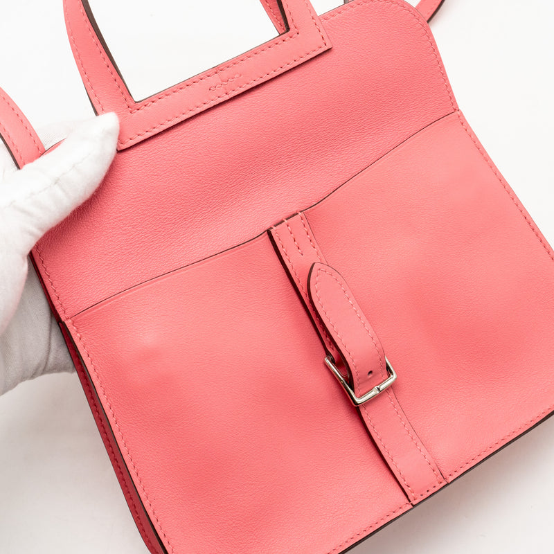 HERMES Mini Halzan 22 Swift Rose Azalee SHW Stamp A