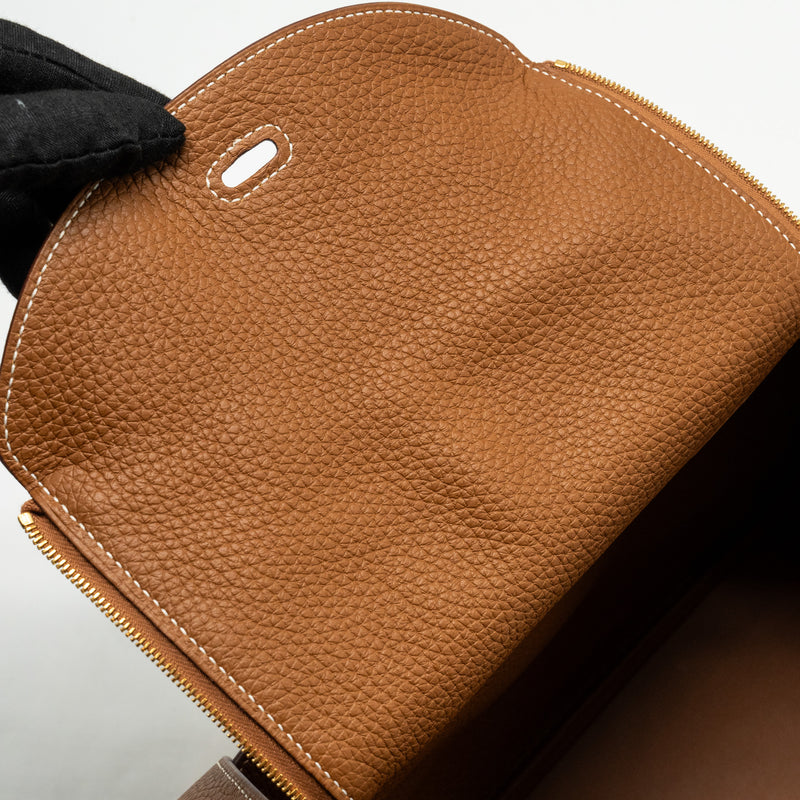 Hermes Lindy 26 Clemence Gold GHW stamp Z