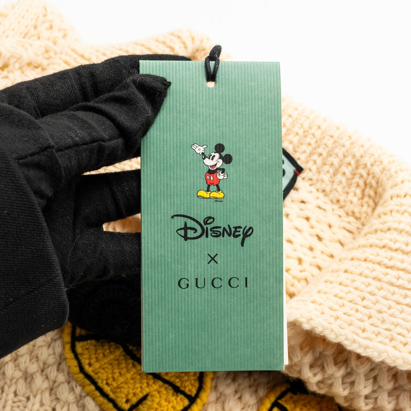 Gucci Size M Mickey Mouse Sweater Wool White/Mulitcolour