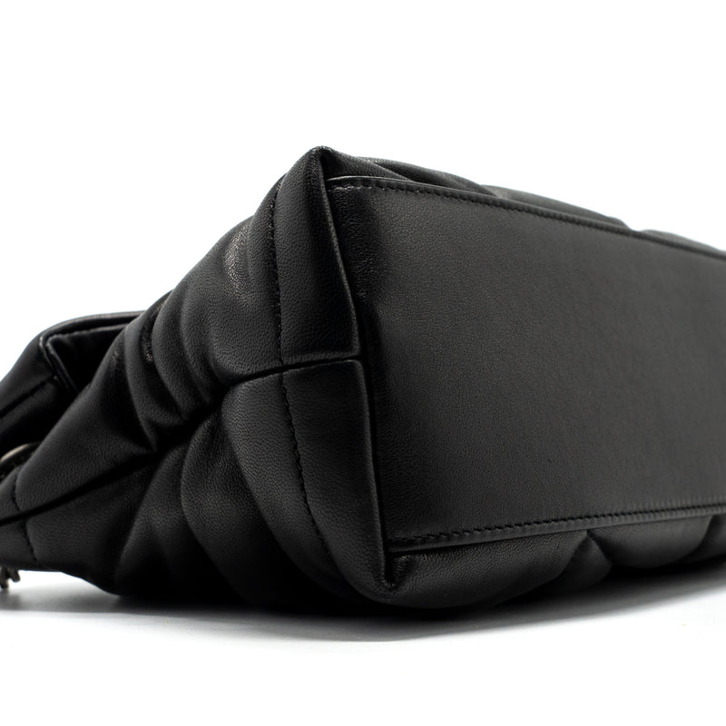 Saint Laurent Small Puffer Lambskin Black SHW