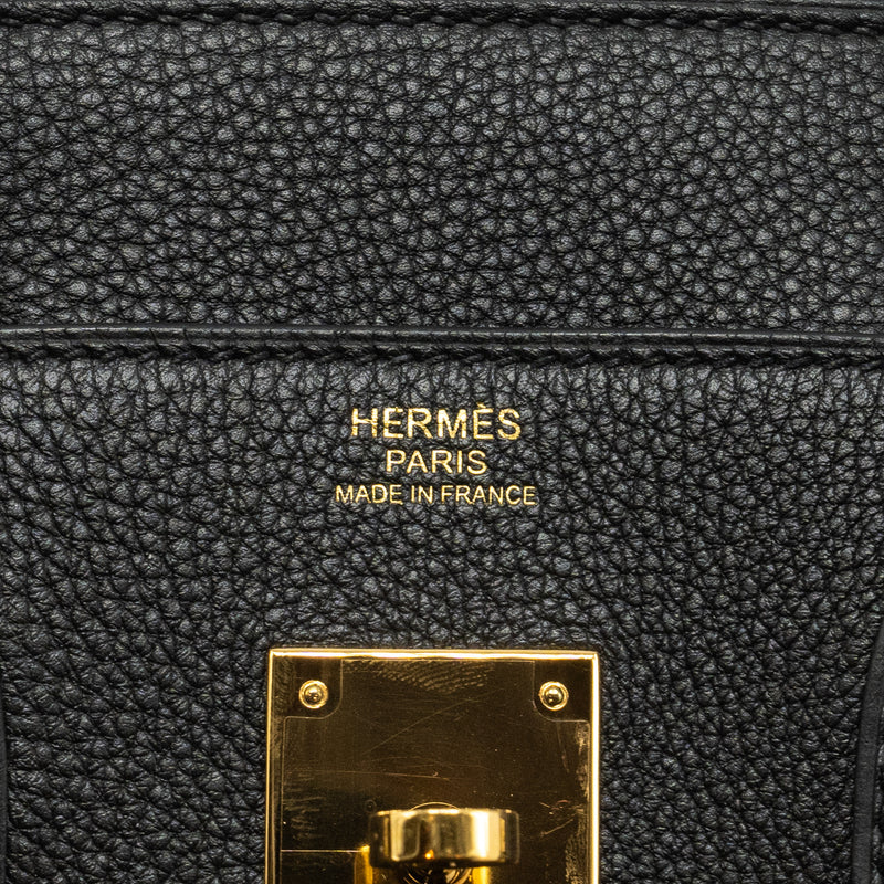 Hermes Birkin 30 Togo Black GHW stamp A