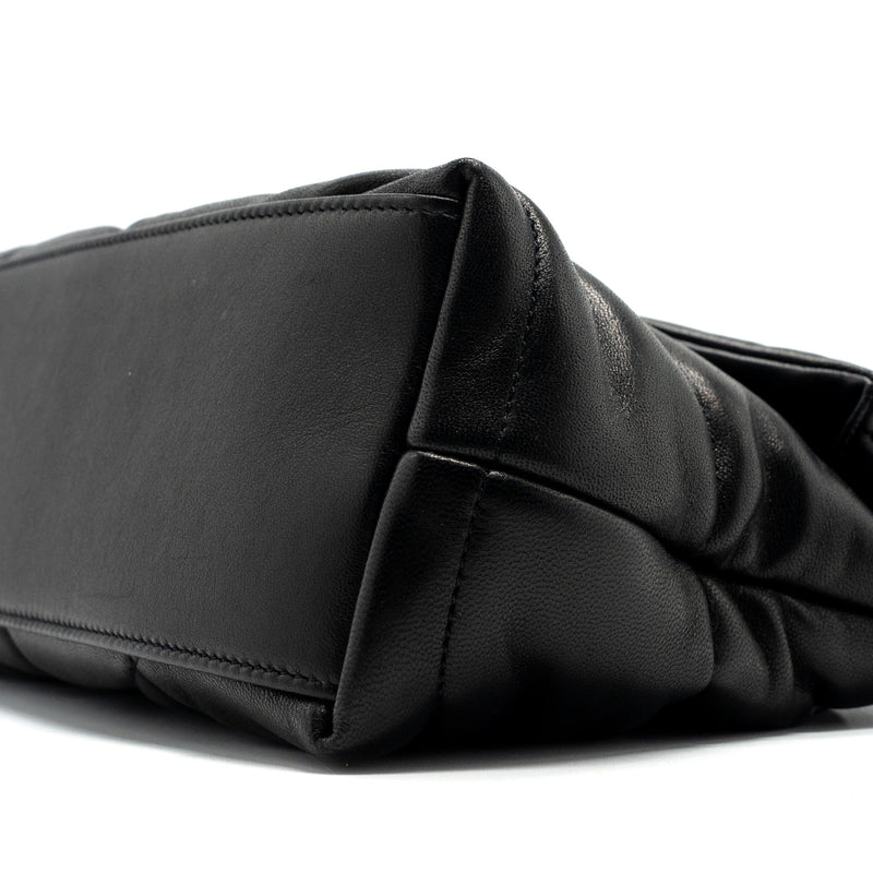 Saint Laurent Small Puffer Lambskin Black SHW