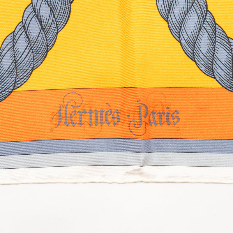 Hermes 90cm silk scarf della cavalleria fine Multicolour