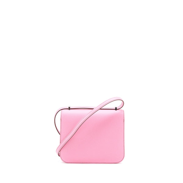 Hermes Mini Constance Epsom 5P Bubblegum Pink SHW Stamp Z