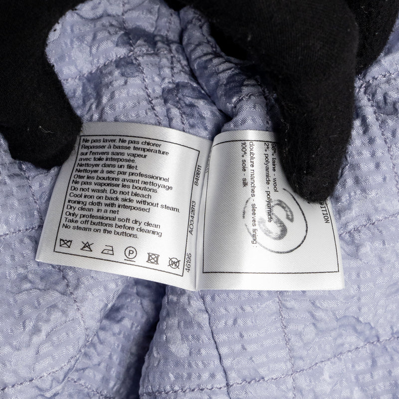 Chanel Size 34 21K Jacket Wool/Polyamide Lilac