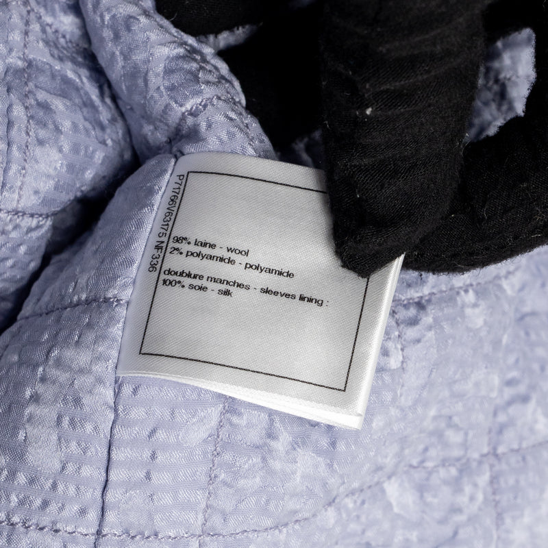 Chanel Size 34 21K Jacket Wool/Polyamide Lilac