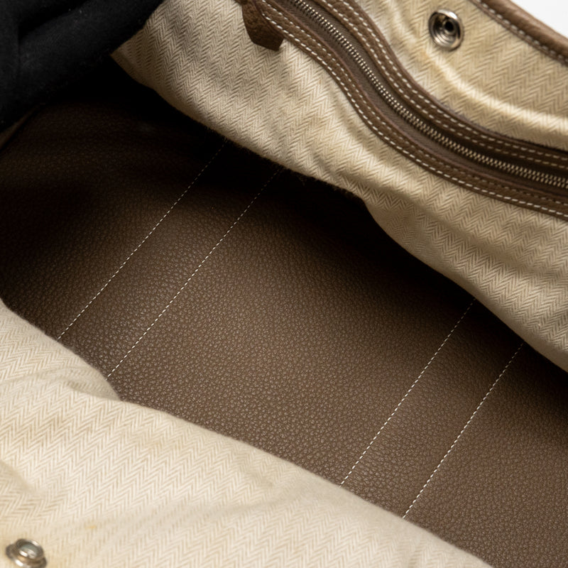 Hermes garden party 36 clemence etoupe SHW stamp square Q