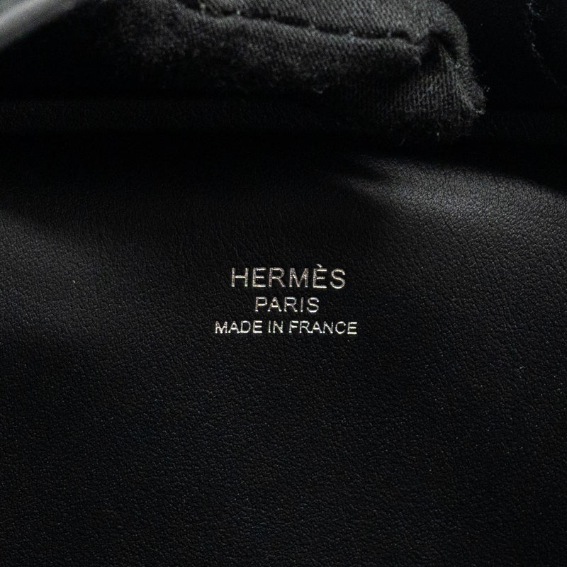 Hermes Birkin 25 Cargo canvas toile geoland / swift black SHW stamp B
