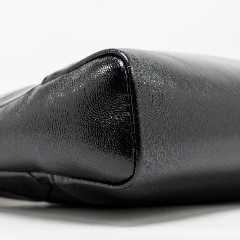 Chanel mini 31 bag shiny lambskin black LGHW (microchip)