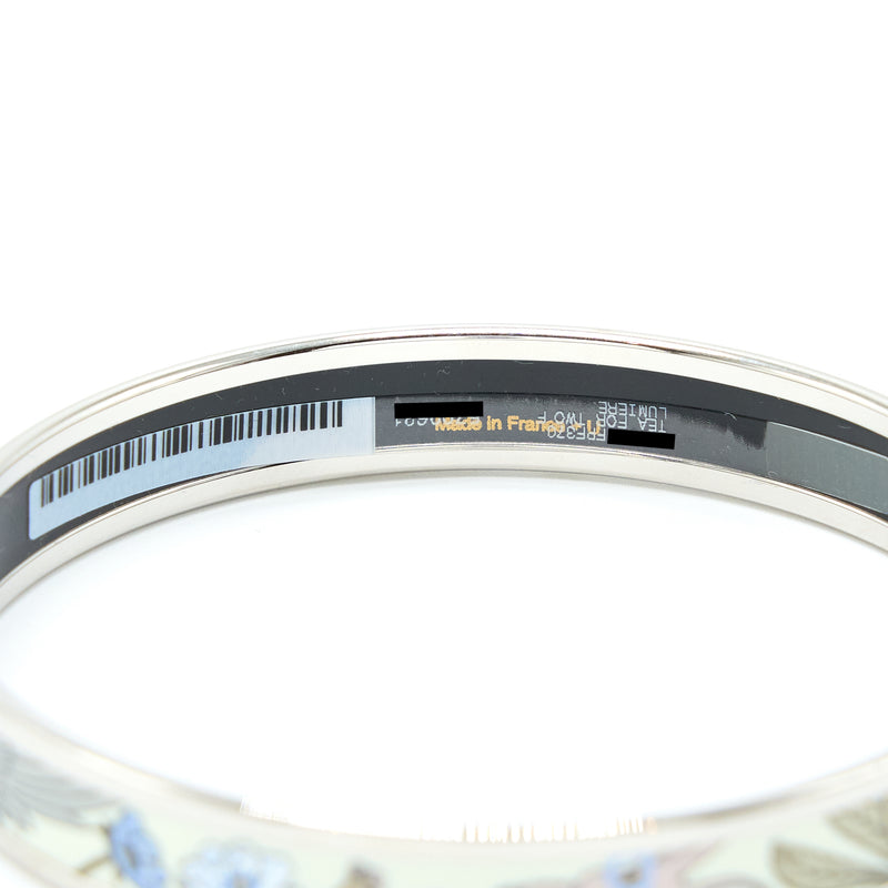 Hermes Size 70 Tea for Two Bangle Multicolour SHW
