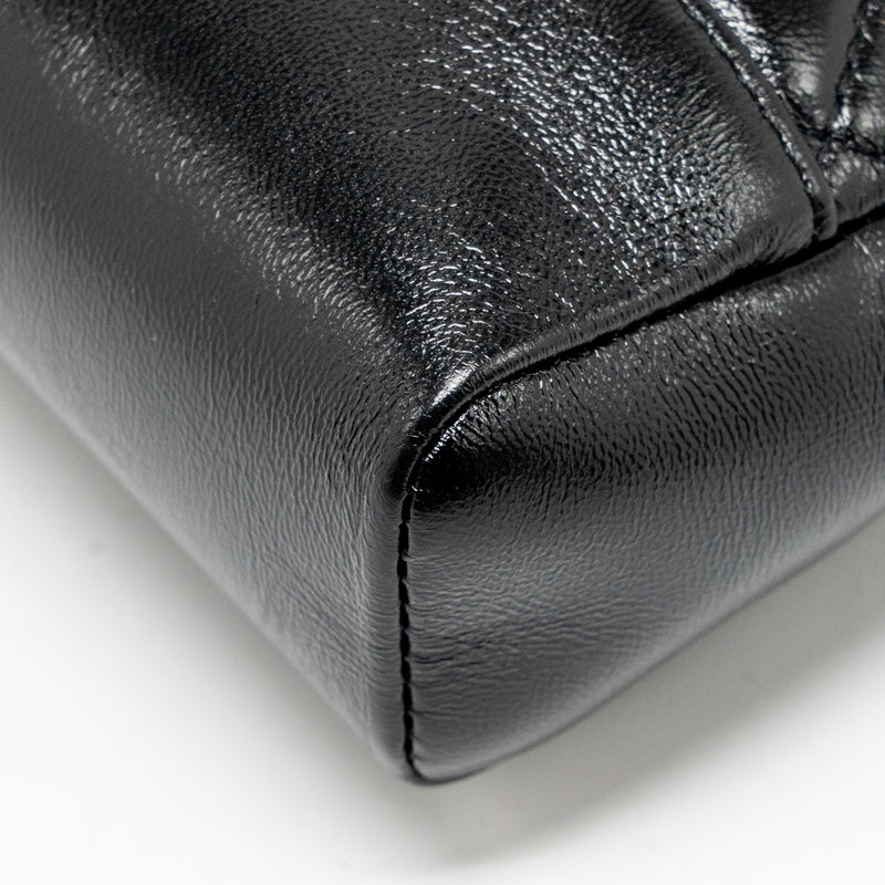 Chanel mini 31 bag shiny lambskin black LGHW (microchip)