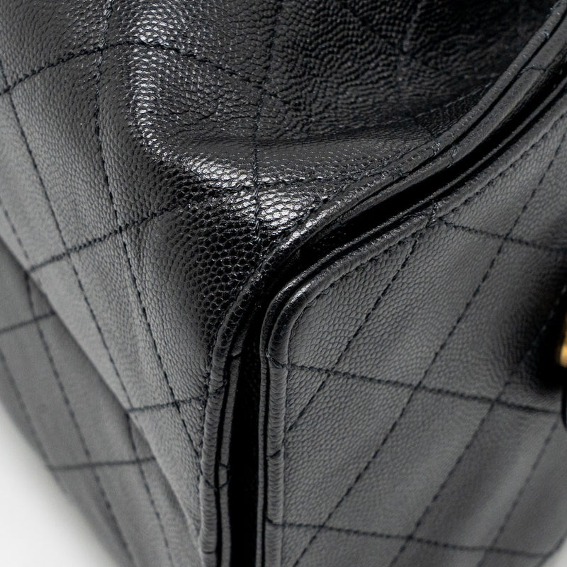 Chanel small 25 bag caviar black GHW (microchip)