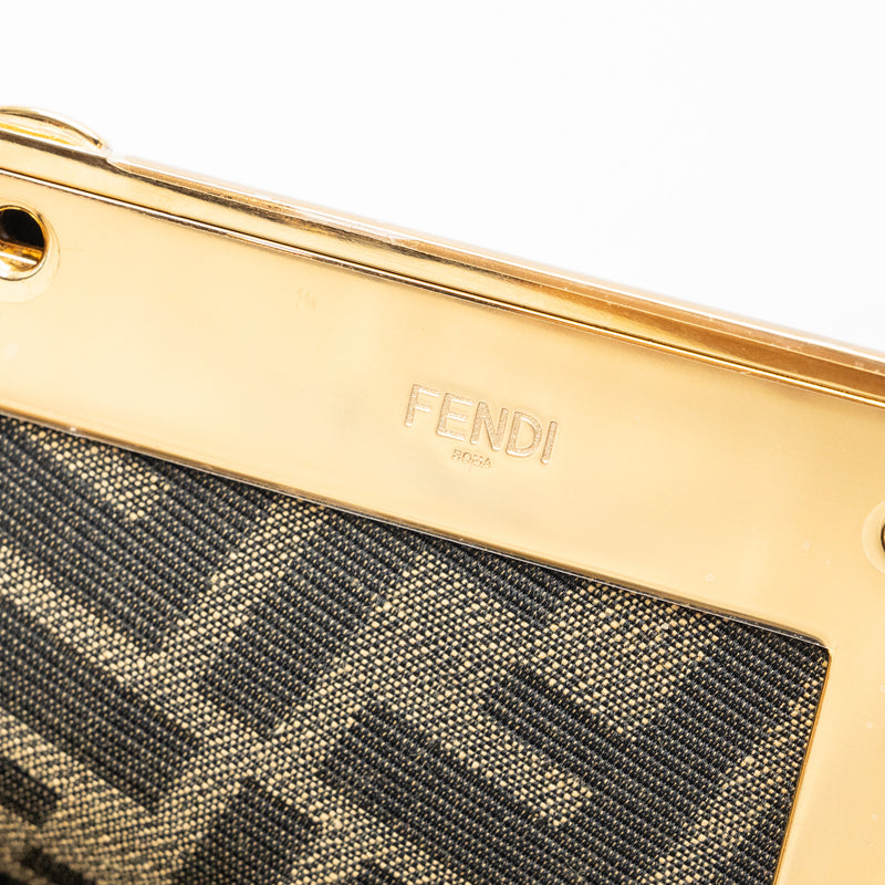 Fendi First Medium Nappa Lambskin Caramel GHW