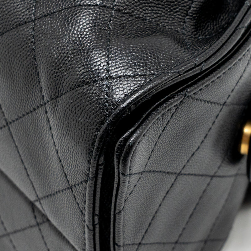 Chanel small 25 bag caviar black GHW (microchip)