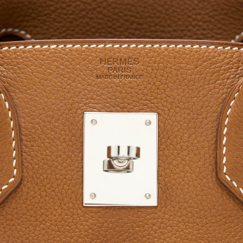 Hermes Birkin 30 Barenia Faubourg Fauve SHW Stamp A