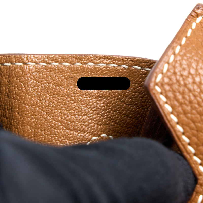 Hermes Birkin 30 Barenia Faubourg Fauve SHW Stamp A