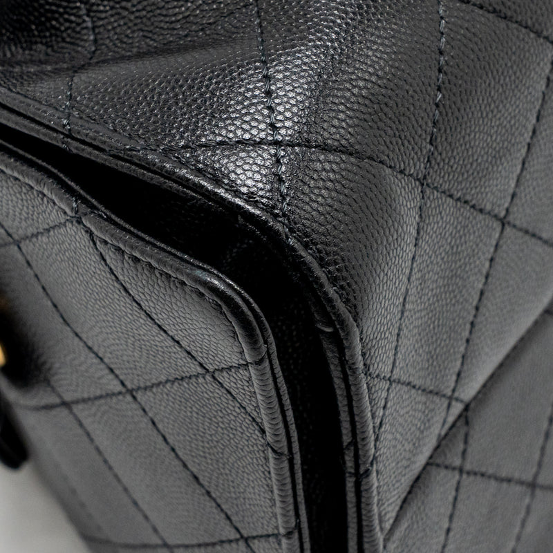 Chanel small 25 bag caviar black GHW (microchip)