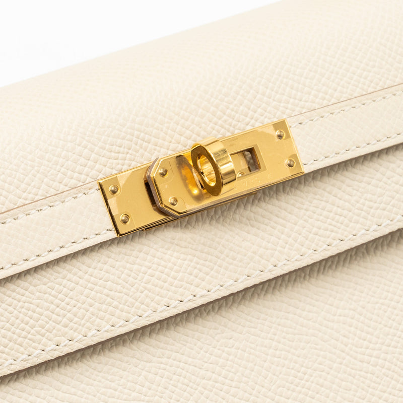 Hermes Kelly 25 Epsom Craie GHW stamp U