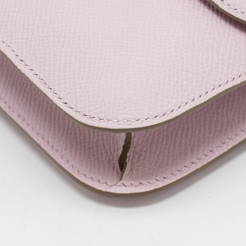 Hermes Constance Elan Epsom Mauve Pale GHW Stamp W