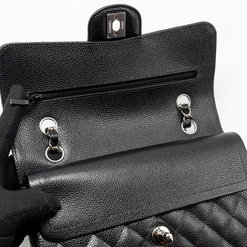 Chanel Small Classic Double Flap Bag Caviar Black SHW