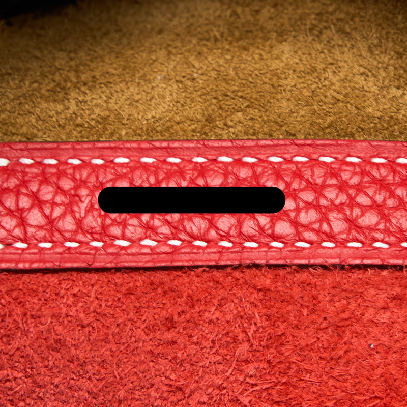 Hermes Picotin 22 Lock Bag Clemence Rouge De Coeur/Gold GHW Stamp Y