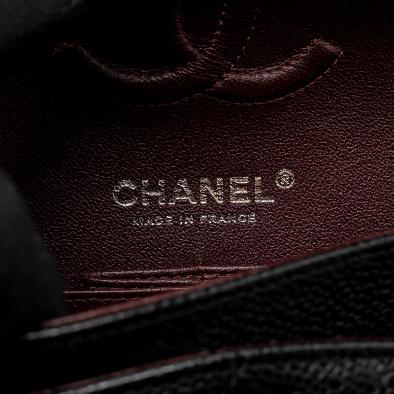 Chanel Small Classic Double Flap Bag Caviar Black SHW