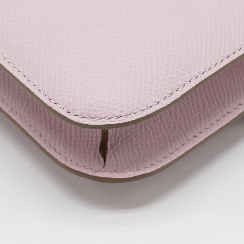 Hermes Constance Elan Epsom Mauve Pale GHW Stamp W