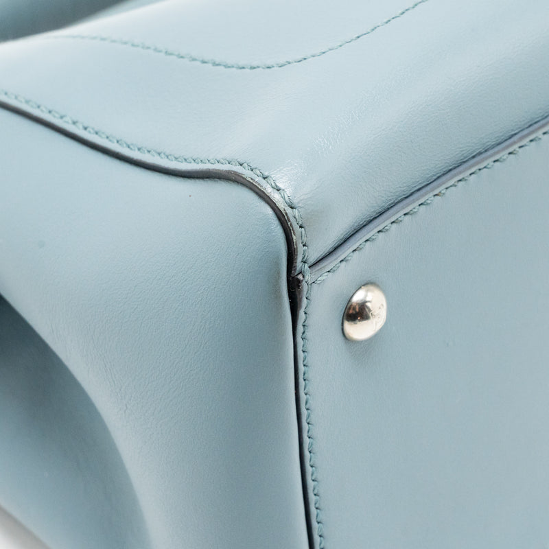 Fendi Dotcom bag calfskin blue SHW