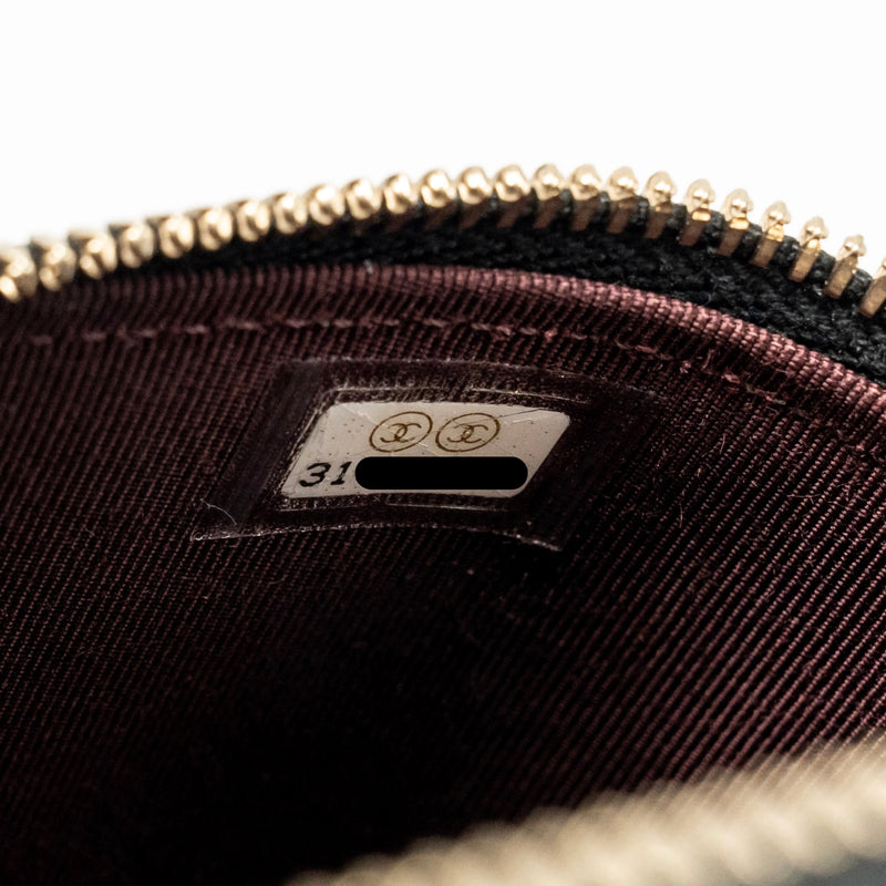 Chanel Classic Vanity Phone Holder with Chain Caviar Black LGHW